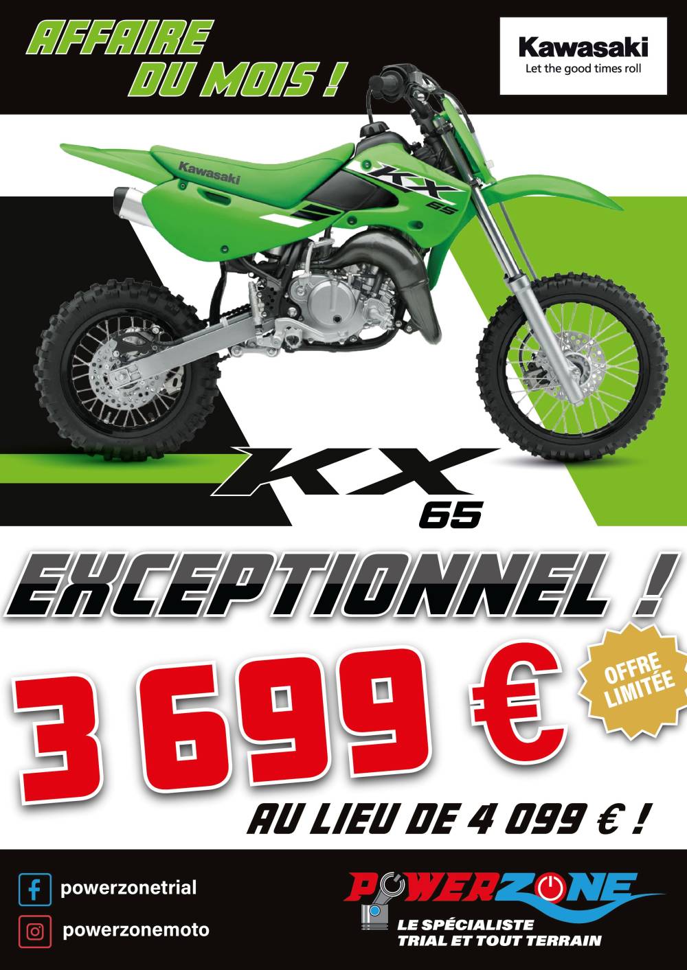offre spé kx65