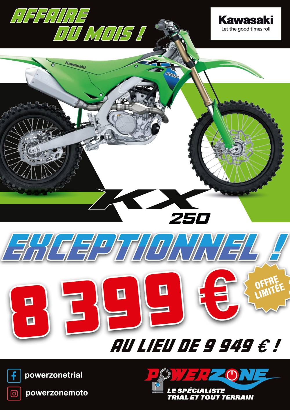 offre spé kx250